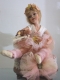 Bambole porcellana da collezione - Bambole in porcellana, Novità - Bambola artigianale in porcellana, denominata Luisa ballerina con carillon, collezione Montedragone.