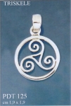 Jewellery - Celtic Jewellery - Silver 925/100. Size: 1.9 cm x 1.9 cm.