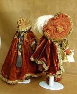 Dolls Romeo And Juliet, Collectible Porcelain Dolls - Porcelain Dolls - Bisque Porcelain Dolls - Biscuit porcelain doll, the porcelain doll is made as shown in the image shown, Height 13.4 in.