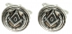 Silver Masonic Cufflinks