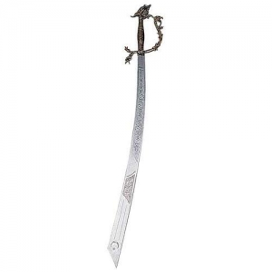 Scimitar for oriental dance, Swords and Ancient Weapons - Daggers and Sabres - Saber with curved blade of steel, a cutting edge, decorated with arabesques and oriental symbols. This sword is Centre weighted.