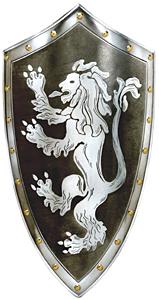 Rampant lion shield, Armours - Medieval shields - Rampant lion shield, produced by Marto Toledo.