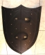 Armours - Medieval shields - Shield used in the Middle Ages, almond-shaped shield at the head and convex lateral margins curved, pointed downward.