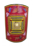 Ancient Rome - Roman Shields - Roman legionary shield, the shield of Doura Europos owes its name to the Syrian town where he was found, is thought to have been used for ceremonial purposes.

Our replicas is made from plywood, covered in linen. It is handmade and hand-pained. The shield and boss are not assembled upon delivery. There are 4 screws includes for self-assembly.

Details
- material: 1 cm plywood, linen, brass
- height: approx. 108 cm
- width: approx. 72 cm
- weight: approx. 5.3 kg