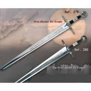Sword Templar Grand Master, Swords and Ancient Weapons - Templar Swords - Sword Templar Grand Master of the Temple, the twelfth-century medieval sword, adorned with symbols characteristic of the Knights Templar.