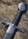 Swords and Ancient Weapons - Medieval Swords - This accurate replica of a real late medieval Museum piece is very light and well balanced. It comes with a leather-wrapped wooden scabbard with steel fittings.