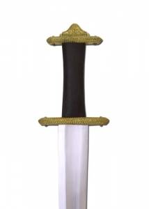 Spada Vichinga, Spade e Armi antiche - Spade Medievali - Spada vichinga IX-XI secolo, riproduzione caratterizzata da guardia e pomo in ottone lama a due fili e punta.