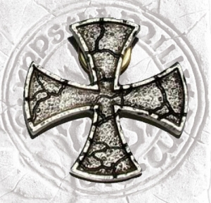 Templar Cross Brooch Jacket, Medieval - Templars - Templars Objects - Templar Cross brooch jacket. Size Width 35 mm.
