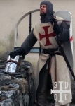 Medioevo - Templari - tunica dei Cavalieri Templari con fodera interna