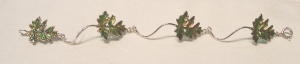 Bracelet with four leaves, Jewellery - The Treasury of Elves - Bracelet four broadleaf semi-rigid. Silver 925.