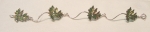 Gioielli - Il Tesoro degli Elfi - Braccialetto a quattro foglie largo semirigido. Argento 925.