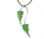 Jewellery - The Treasury of Elves - Two crew neck with lace fern. Silver 925.