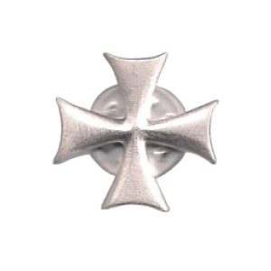 Templar Brooch Silver, Jewellery - Templar Medieval - Templar Cross in silver 925, represents the symbol of one of the most famous Christian religious orders of chivalry: the Templars.