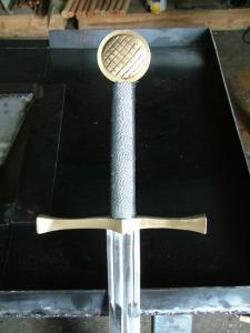 Tipologia  Spada   XIX, Swords and Ancient Weapons - Weapons forged to hand - Spada a due mani, periodo 1390