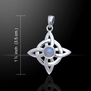 Wheel of Existence, Jewellery - Celtic Jewellery - Silver 925/100. Size: 2.7 cm x 2.7 cm.
