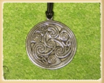 Gioielli - Tribali Etnici - Ciondolo a triskele, simbolo celtico più conosciuto.  Ciondolo in argento 925.