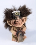 Troll  NyForm - Troll NyForm Novità - Troll norvegese in materiale naturale, oggetto da collezione internazionale. Troll Nyform - Altezza: 8,0 cm
