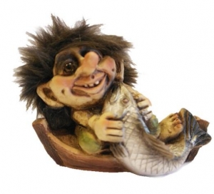 Troll Nyform 28, NyForm Troll - NyForm Troll News - Norwegian Troll natural material, subject to international collection. Height: 8 cm