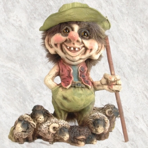 Troll Nyform 309 - E L, NyForm Troll - NyForm Troll club - Troll Limited Edition 1200 pieces. Norwegian Troll natural material, subject to international collection.