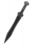 Ancient Rome - Roman swords - This gladius is equipped with a powerful, stately 1060 carbon steel blade. This is black coated, razor sharp, and ends in a sharp point with great penetrating power. As you wield this mighty sword, its non-slip thermoplastic rubber handle rests securely in your hand.