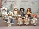 Bambole porcellana da collezione - Bambole porcellana Montedragone - Bambole artigianali in porcellana di bisquit, altezza: 28 cm.